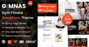 Gimnas – Gym Fitness WordPress Vorlage