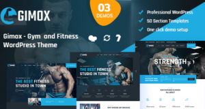 Gimox – Gym und Fitness WordPress Layout