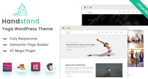 Handstand – Yoga WordPress Layout