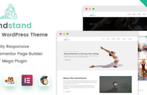 Handstand – Yoga WordPress Layout