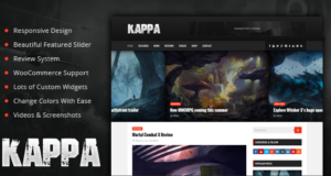 Kappa – Ein Gaming WordPress Layout