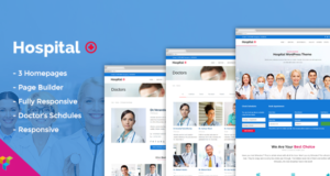 Krankenhausarzt WordPress Template – Hospital +