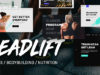 Kreuzheben - Fitness und Bodybuilding WordPress Vorlage
