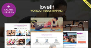 LOVEFIT – Fitness Video Training WordPress Vorlage