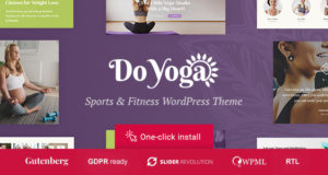 Machen Sie Yoga – Fitness Studio & Pilates Club WordPress Layout