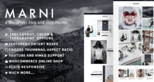 Marni – ein WordPress Blog & Shop Thema