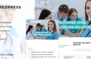 MedPress – Gesundheit & Medizin WordPress Vorlage