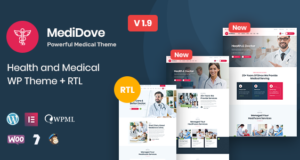 MediDove | Gesundheit und Medizin WordPress Template + RTL