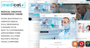 Medical Plus – Gesundheitswesen, Klinik WordPress Template