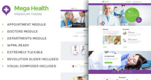 MegaHealth – Medizinisches WordPress-Template für das Gesundheitszentrum