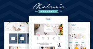 Melania | Handmade Blog & Crafts Shop Aristisches WordPress-Layout