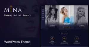 Mina – Salon & Makeup WordPress Vorlage