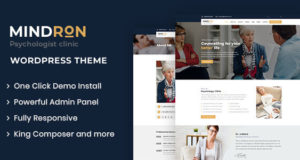 Mindron – Psychologie & Beratung WordPress Layout