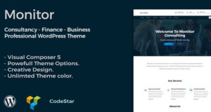 Monitor | Beratung & Business WordPress Template