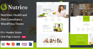 Nutrico – Ernährungsgesundheitsdienste WordPress Layout