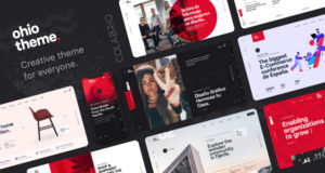 Ohio - Kreatives Portfolio & Agentur WordPress Template