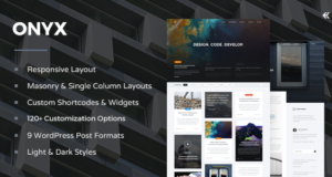 Onyx – Responsive WordPress Blog Layout