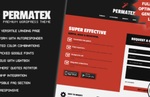 Permatex – Leads Generierung von WordPress Landing Page