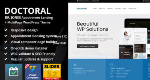 Promotionstermin Mehrseitig | Landing Page Vorlage