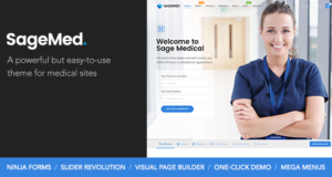 Salbei – Gesundheit und Medizin WordPress Layout