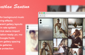 Santino – Fotografie WordPress Vorlage