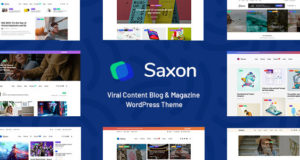 Saxon – Virales Content Blog & Magazin Marketing WordPress Template