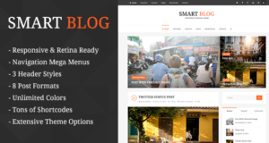 Smart Blog – WordPress-Layout für persönliches Blog