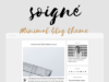Soigne - Ein ansprechendes minimales WordPress-Blog-Thema