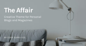 The Affair – Kreatives Thema für persönliche Blogs und Magazine