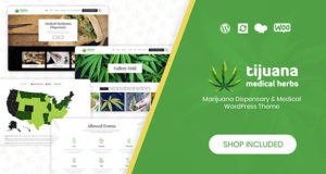 Tijuana – Marihuana Dispensary & Medical WordPress Layout