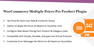 WooCommerce Mehrere Preise pro Produkt-Plugin