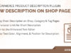 WooCommerce Produktbeschreibung Plugin - Auf Shop-Seite anzeigen