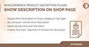 WooCommerce Produktbeschreibung Plugin – Auf Shop-Seite anzeigen