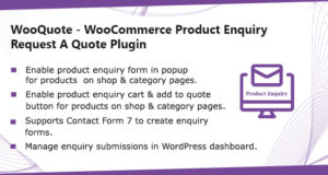 WooQuote – WooCommerce-Produktanfrage und Angebotsanfrage Plugin