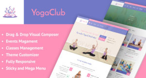 Yoga Club – Fitness und Lifestyle WordPress Template