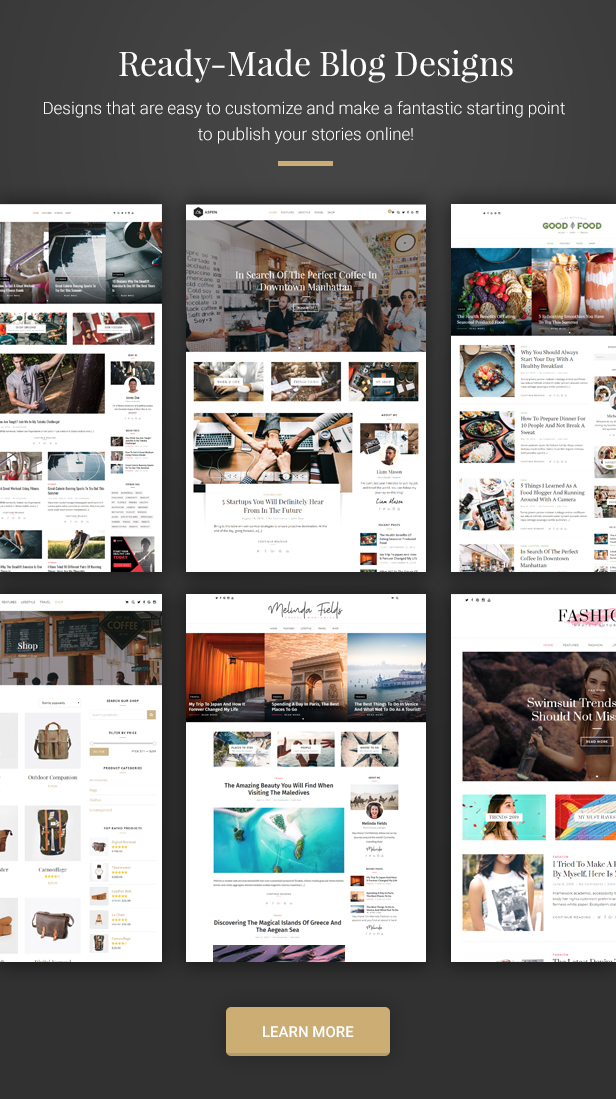 WordPress Blog Demos