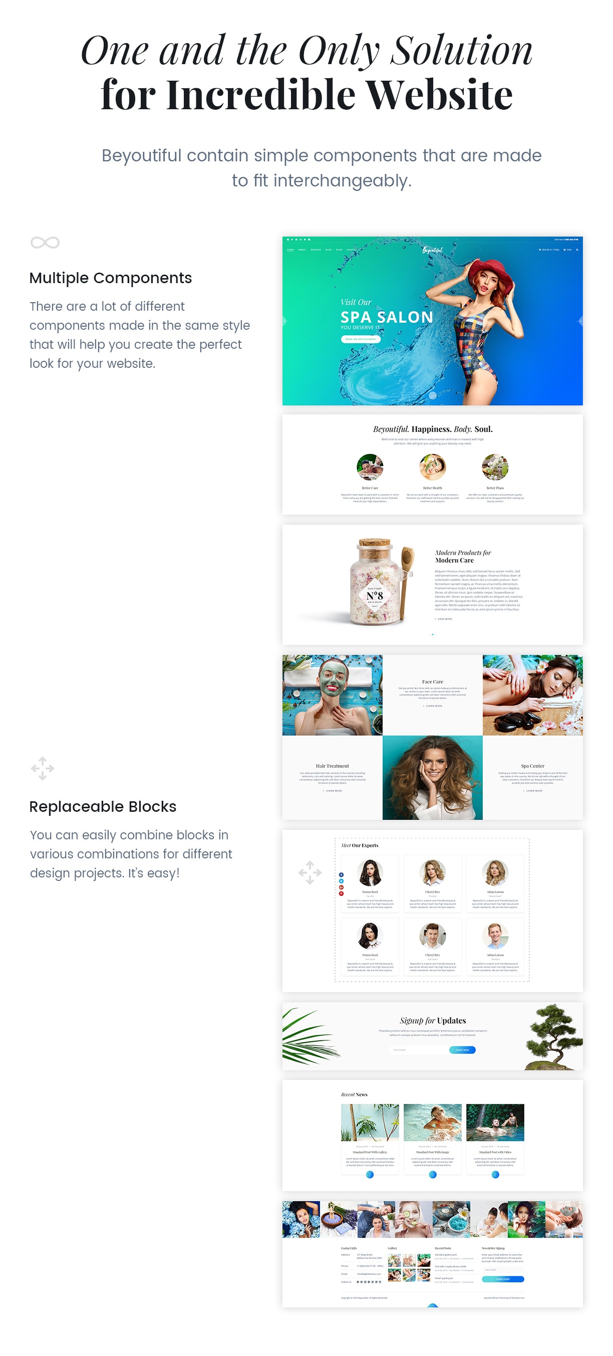 Spa Beauty und Friseursalon WordPress Theme - Beyoutiful - 4