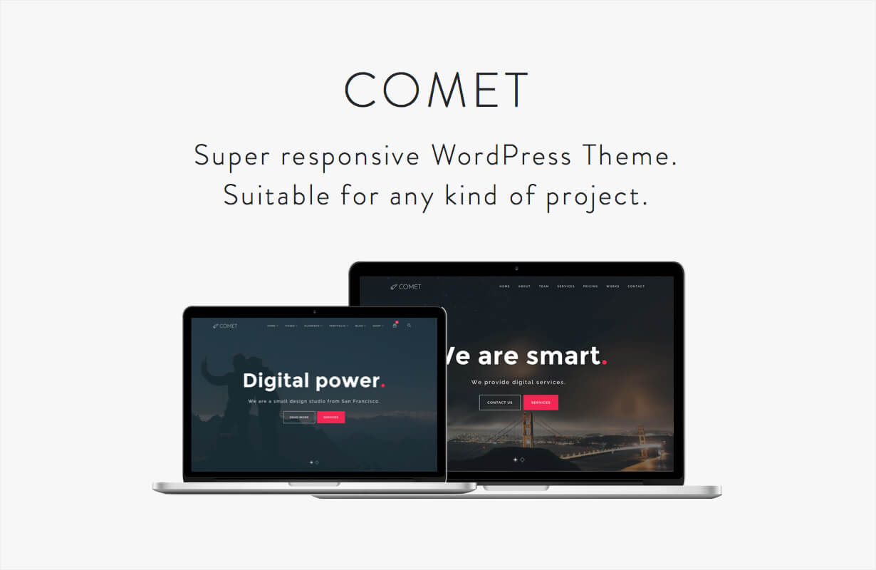 Comet - Kreatives Mehrzweck-WordPress-Theme - 1