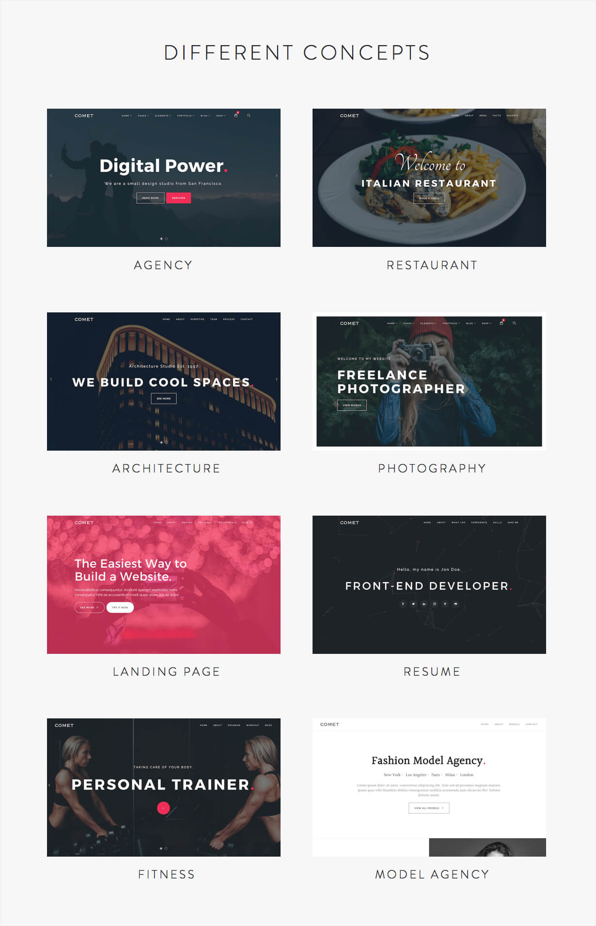Comet - Kreatives Mehrzweck-WordPress-Theme - 3
