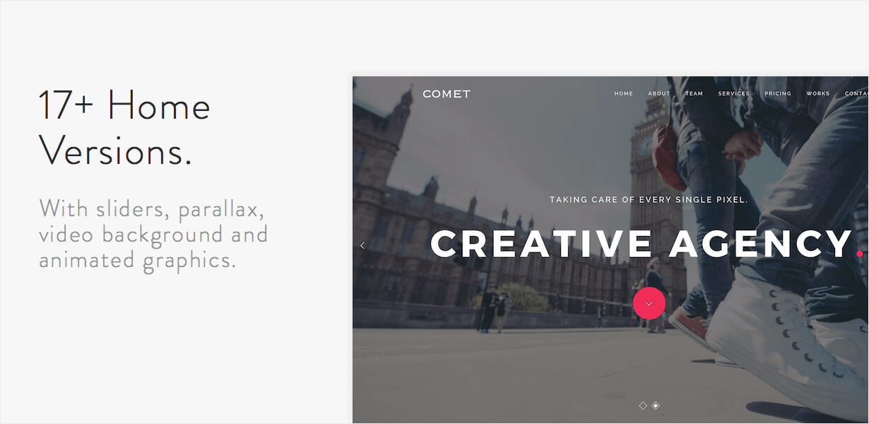 Komet - Kreatives Mehrzweck-WordPress-Theme - 4