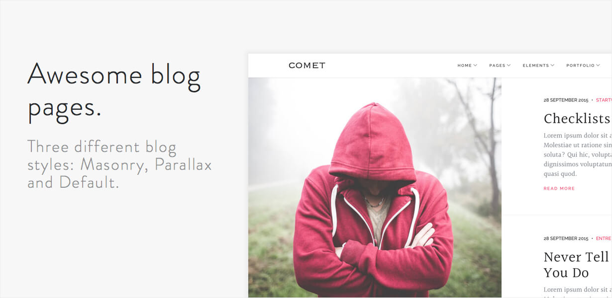 Comet - Kreatives Mehrzweck-WordPress-Theme - 6