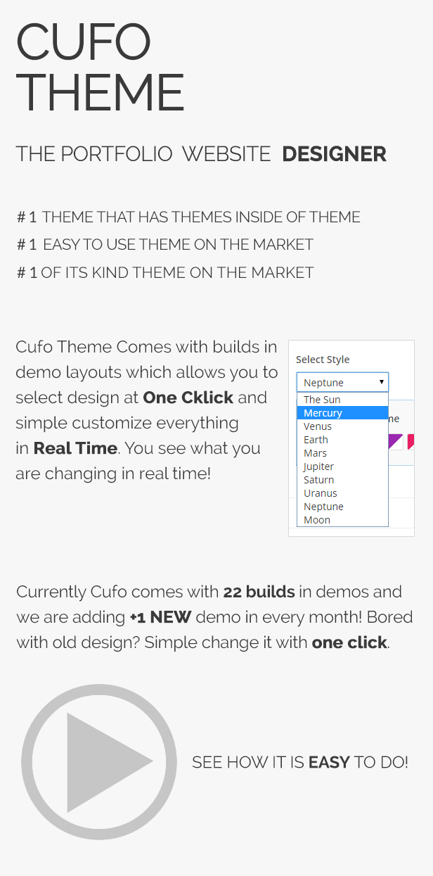 Cufo - Responsive WordPress Portfolio-Thema - 1