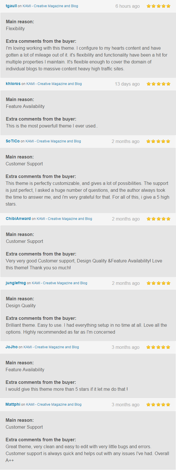 KAMI - Creative Magazine und Blog WordPress Theme - 1