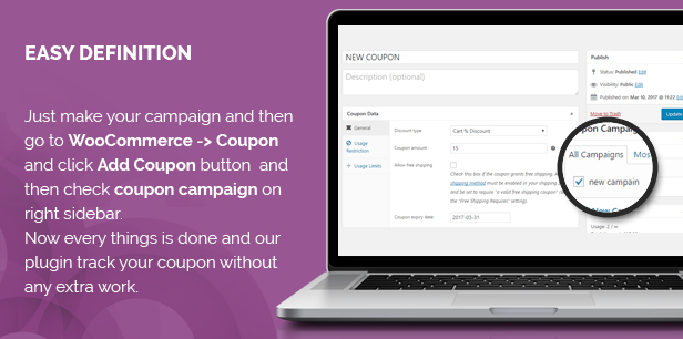 Woocommerce Coupon Kampagnen & Tracking - 2