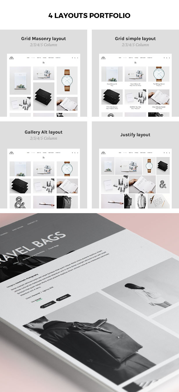 Portfolio, Agentur WordPress Theme - Berg - 2