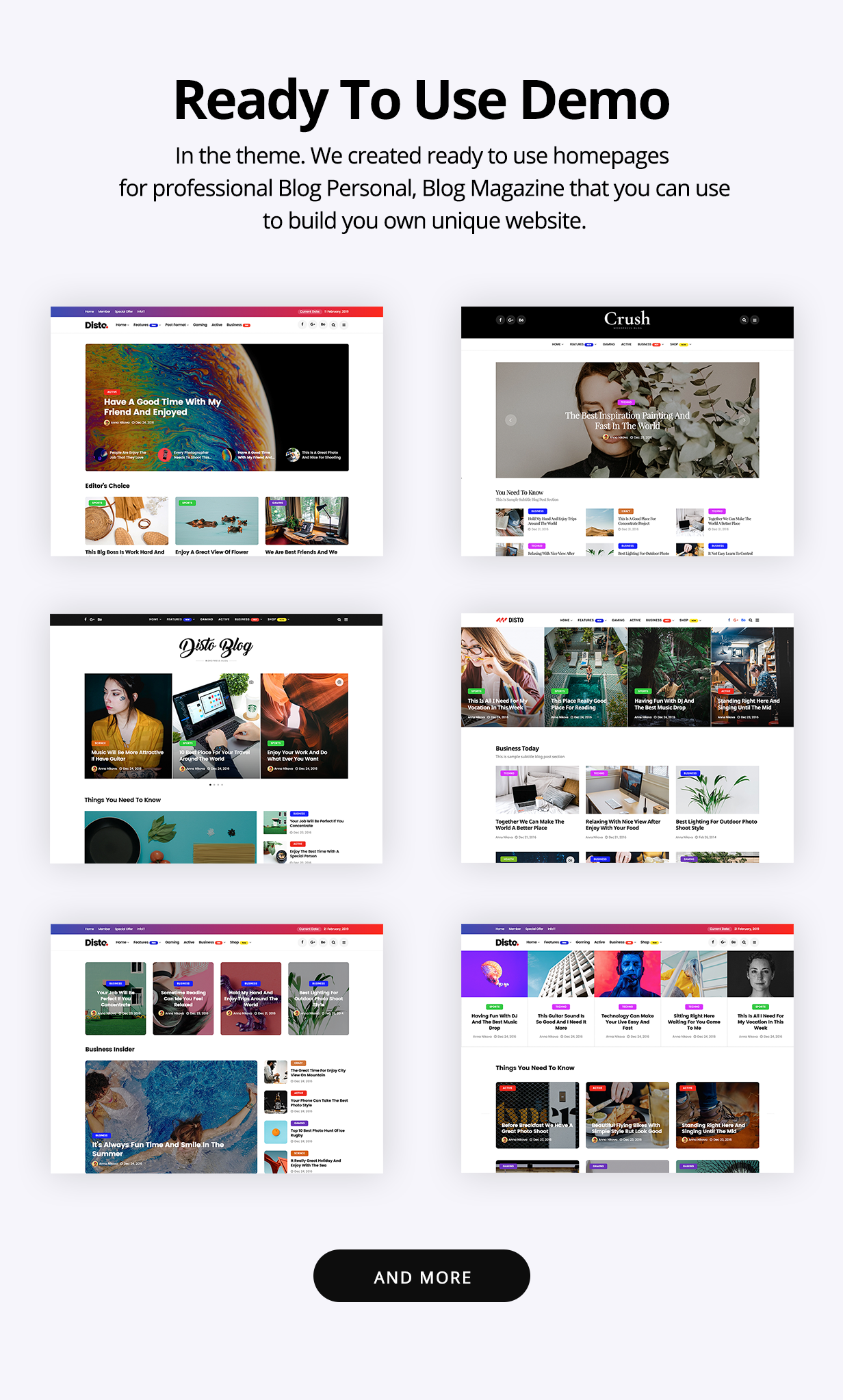 Disto - WordPress Blog Magazine Theme - 2