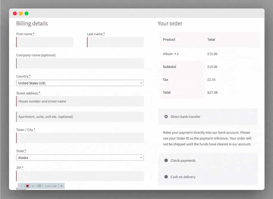 WooCommerce Tax Exempt User Roles