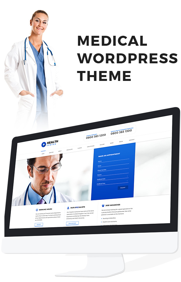HealthCenter Medical WordPress-Theme