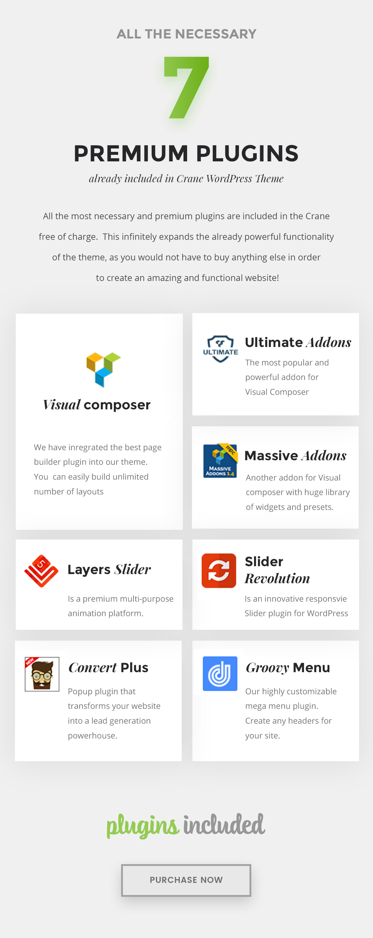 7 Premium-Plugins im Bundle enthalten
