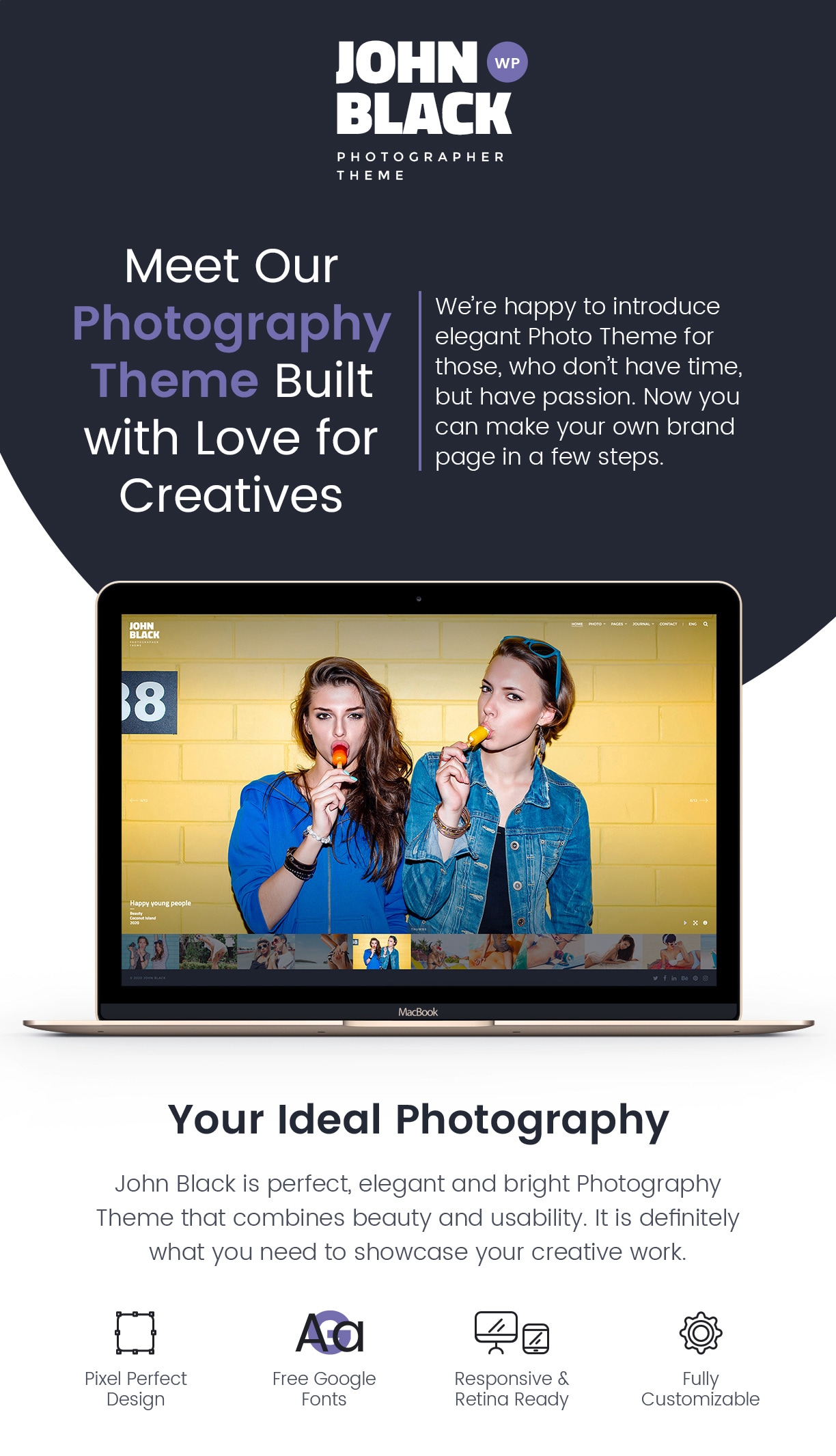 Fotografie Portfolio WordPress Theme - JohnBlack - 10